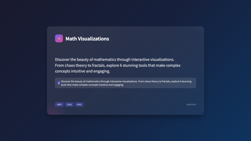 6 Stunning Math Visualizations That Make Complex Concepts Crystal Clear