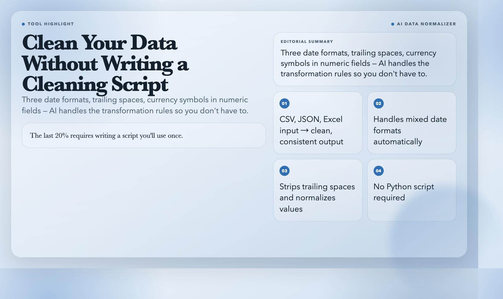 Clean Your Data Without Writing a Script