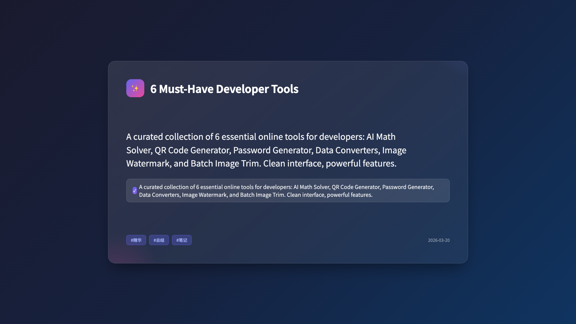 6 Must-Have Developer Tools That Save Hours Every Week