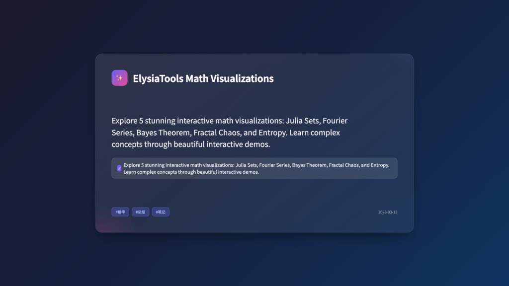 5 Stunning Interactive Math Visualizations You Need to Try