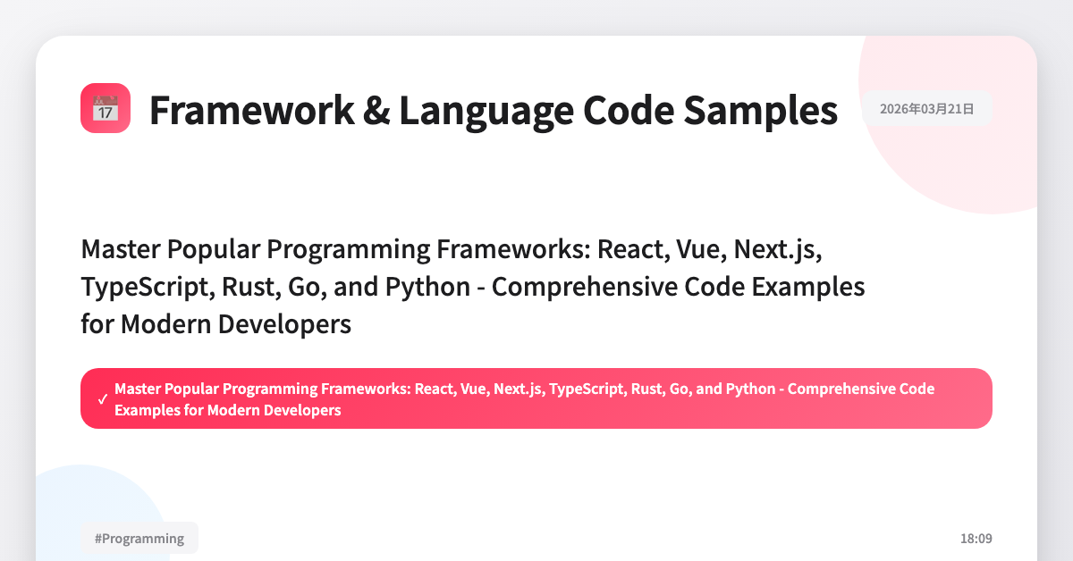 Master Popular Programming Frameworks: React, Vue, Next.js, TypeScript ...