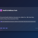 5 Essential Health & Wellness Calculators Every Developer Should Know in 2026