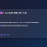 5 Essential ID & Identifier Tools Every Developer Needs in 2026