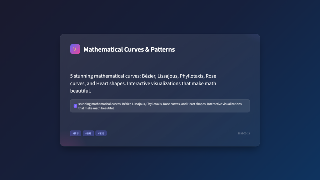5 Stunning Mathematical Curves & Patterns That Make Math Beautiful
