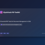 5 Essential PDF Tools for Document Management in 2026