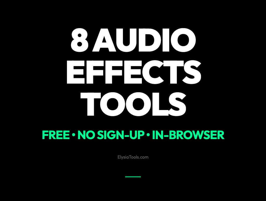 8 Free Audio Effects Tools That Will Transform Your Sound Design in 2026