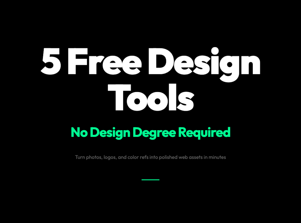5 Free Design Tools That Make You Look Like You Have a Design Team