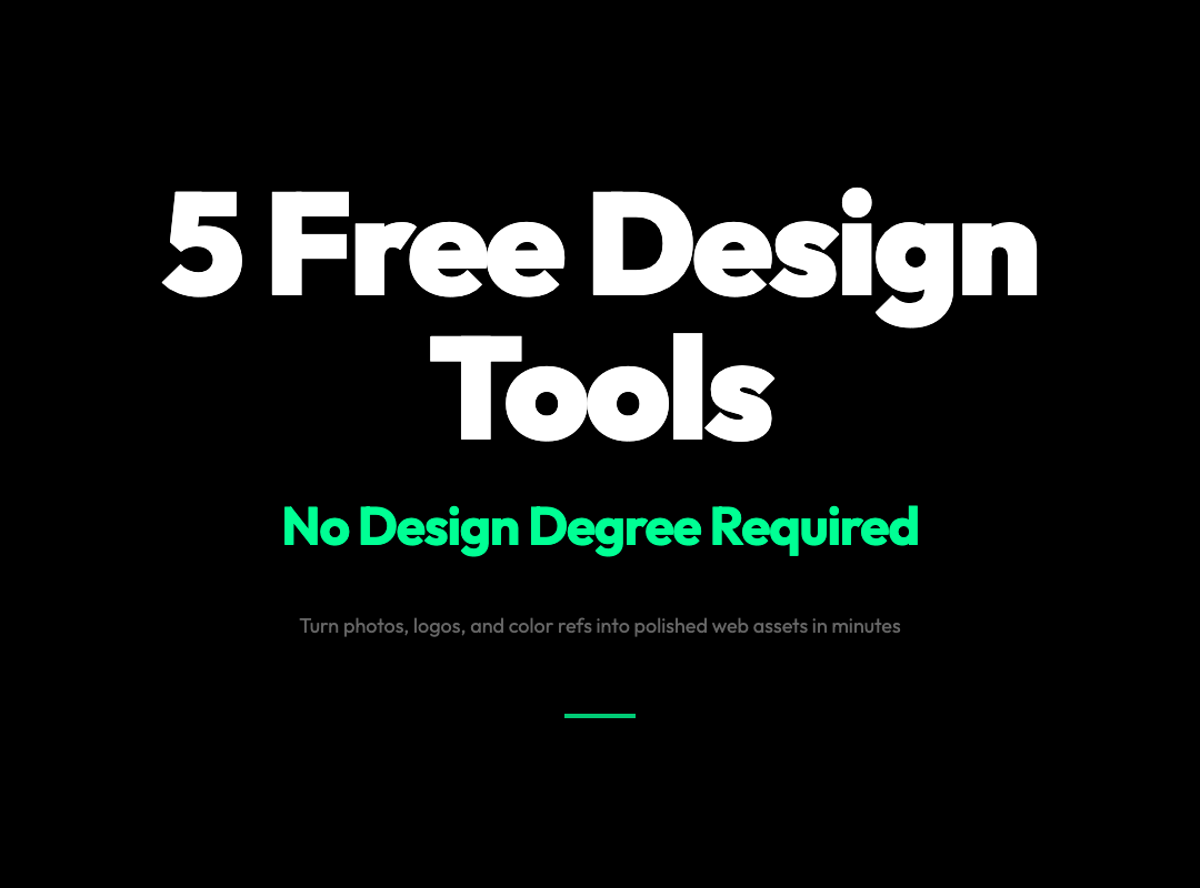 5 Free Design Tools That Make You Look Like You Have a Design Team