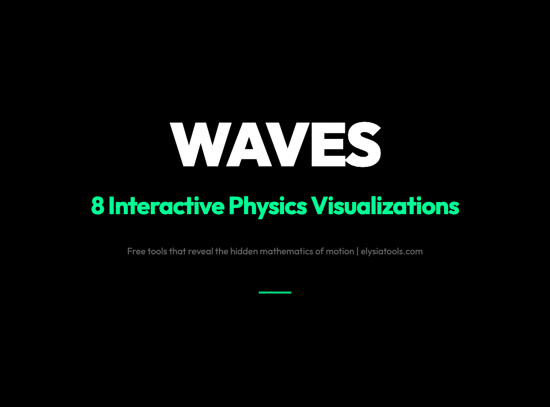 8 Free Interactive Physics Visualizations That Reveal the Hidden Mathematics of Motion