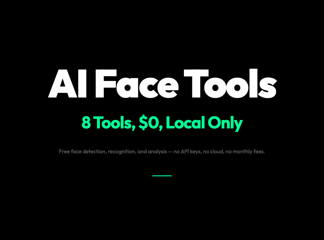 8 Free AI Face Analysis Tools That Run Locally — No API Keys, No Cloud