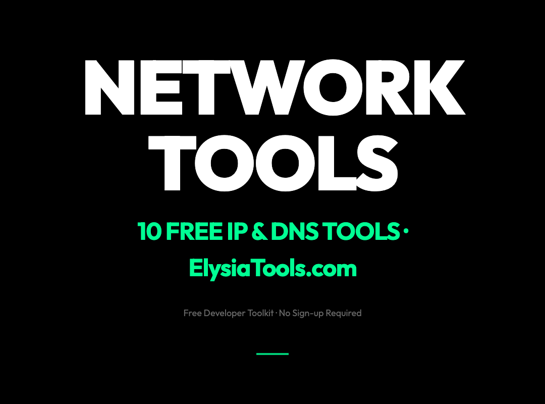 7 Free Network & IP Tools Every Developer Needs in 2026 - COSESAI