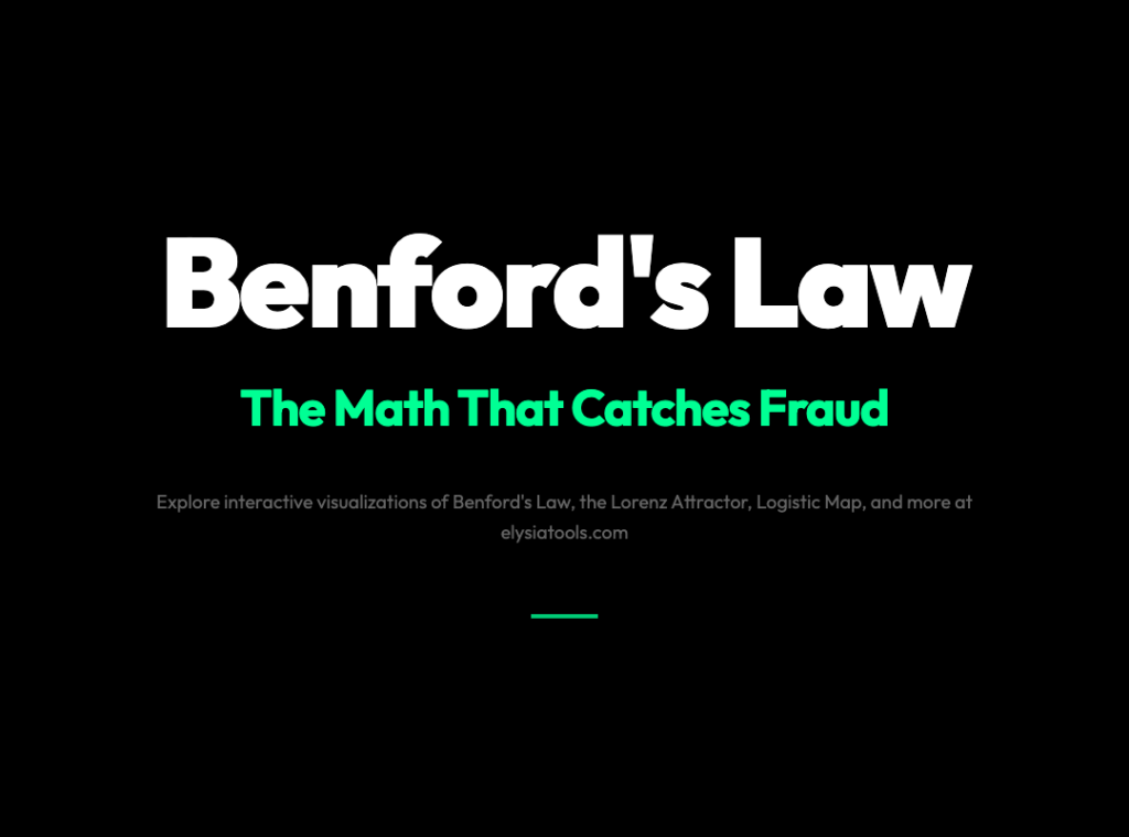 The Hidden Pattern in Numbers That Catch Fraud — and It Looks Nothing Like You’d Expect