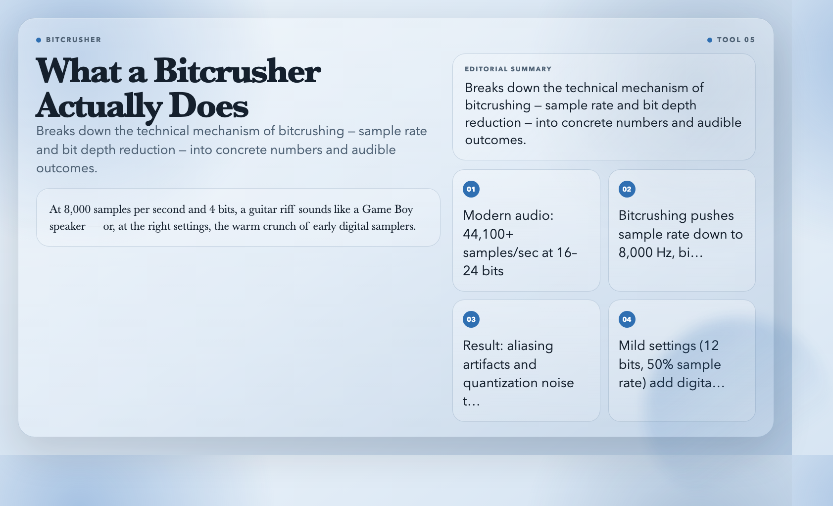 Bitcrusher Concept