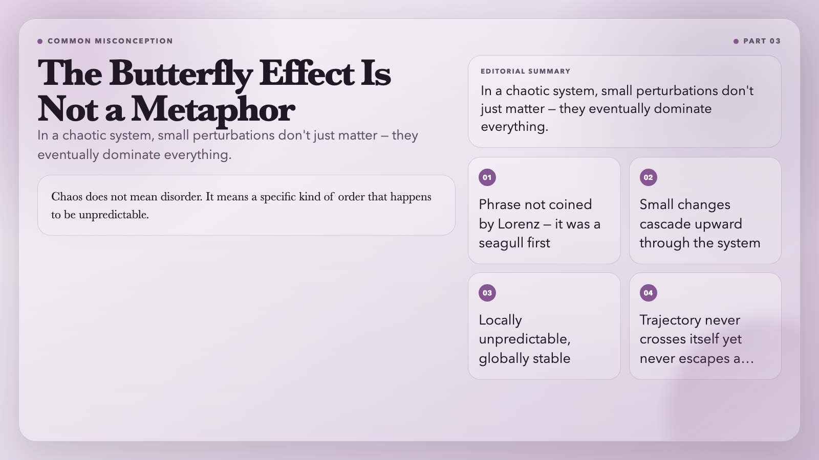 The Butterfly Effect Is Not a Metaphor