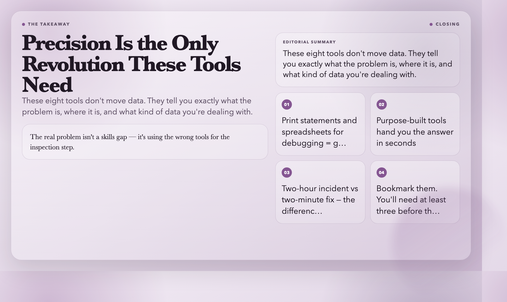 8 Free Data Engineering Tools for Debugging Without the Guesswork - COSESAI