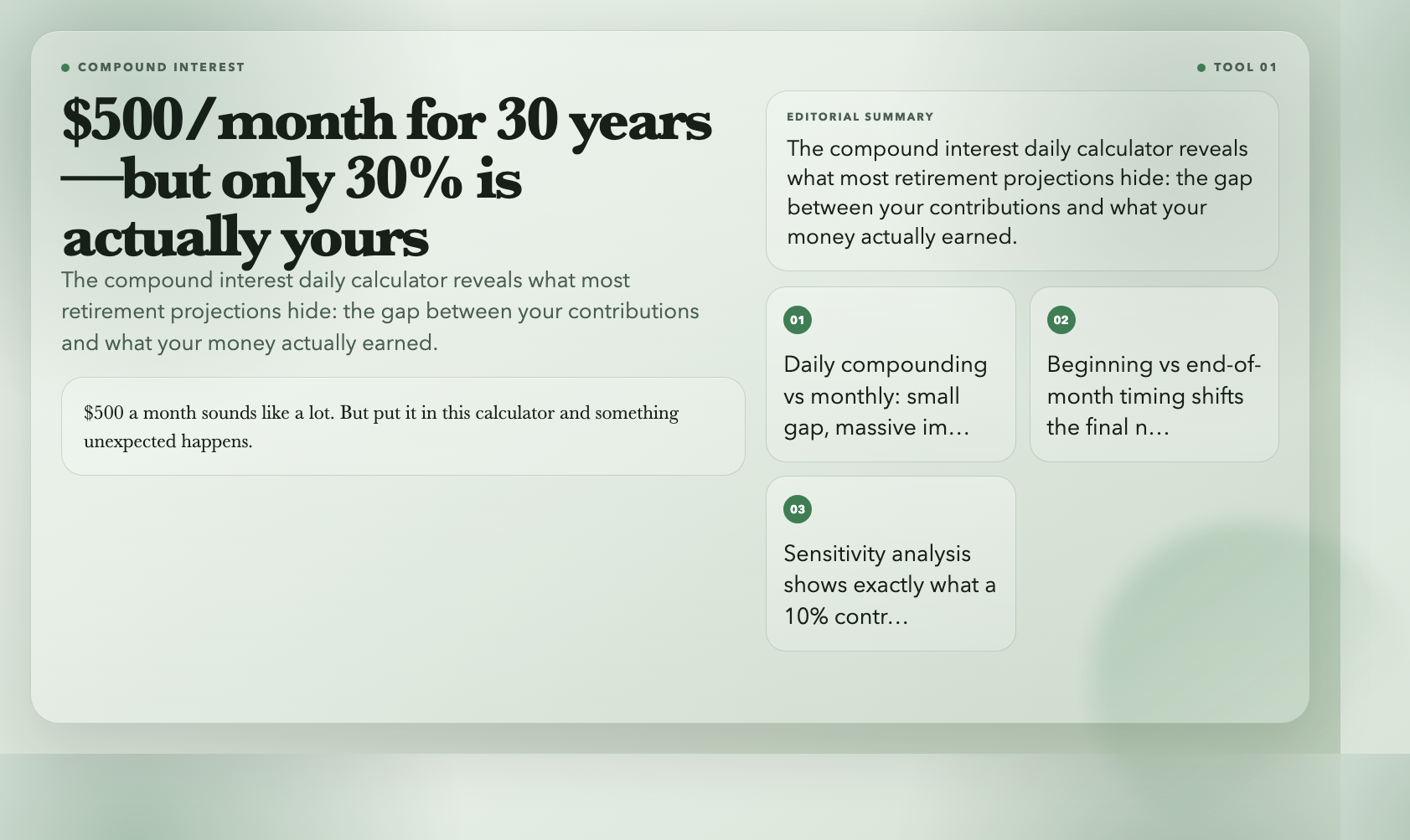 Compound Interest Highlight