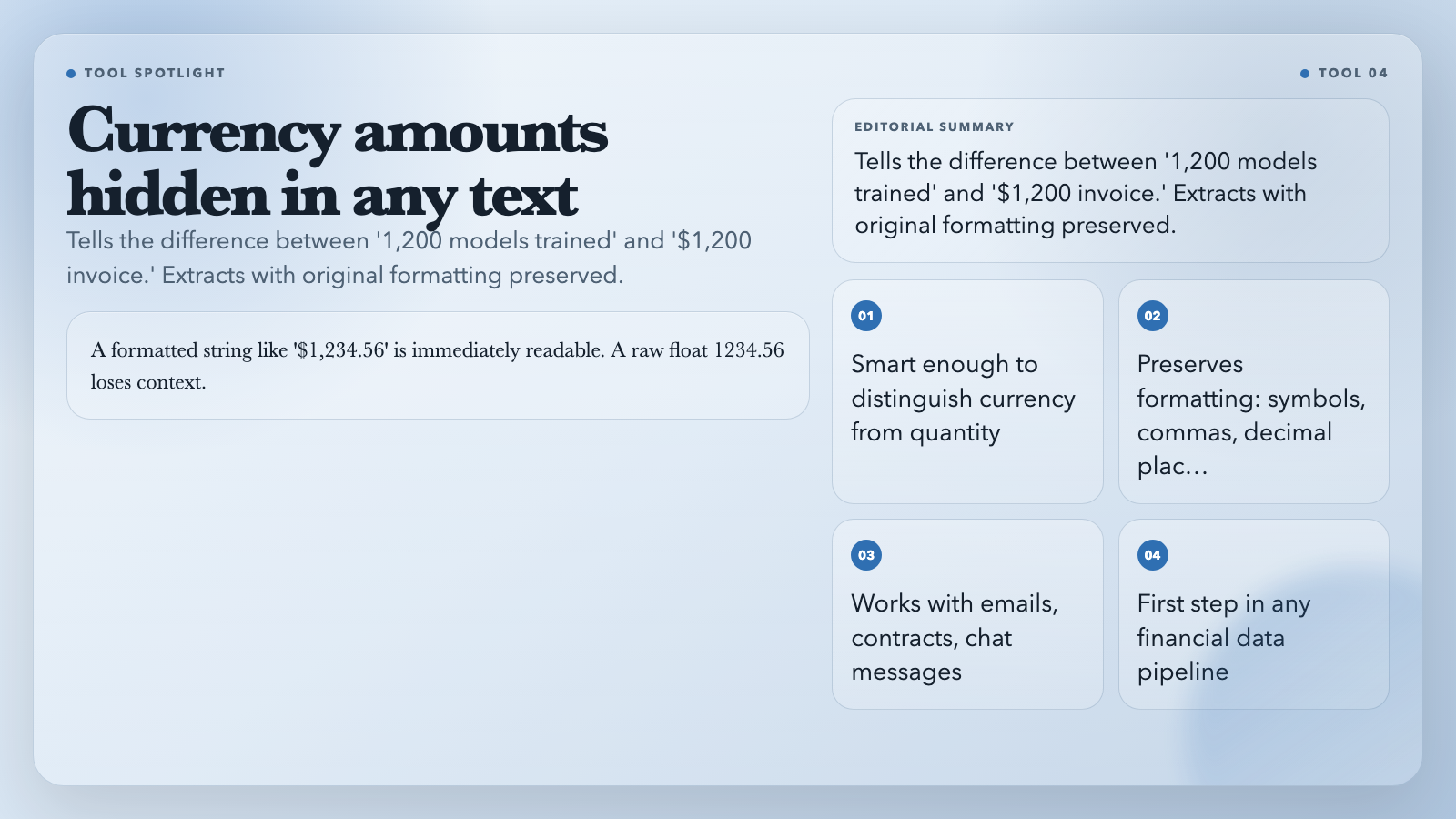 Currency Extractor