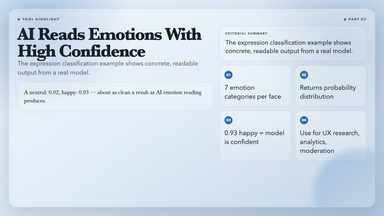 AI Reads Emotions With High Confidence