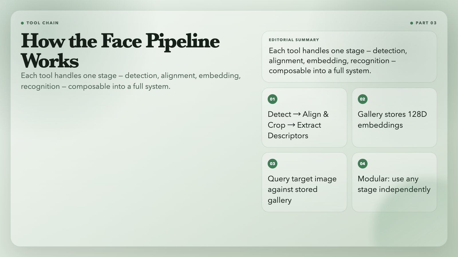 How the Face Pipeline Works