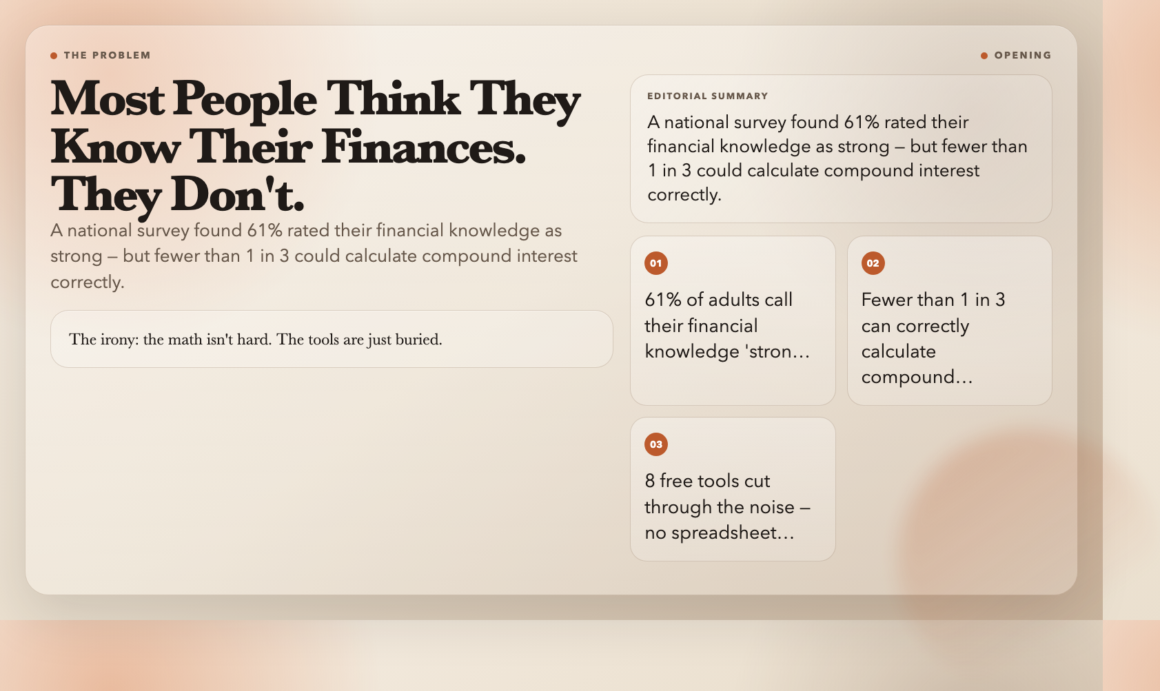 Financial Literacy Hook