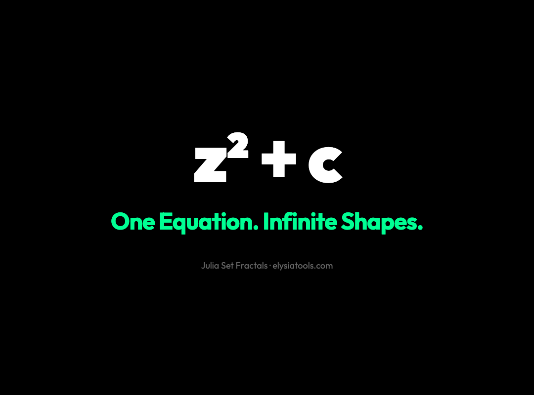 The Fractal That Reveals Why the Same Equation Produces Infinite Different Shapes
