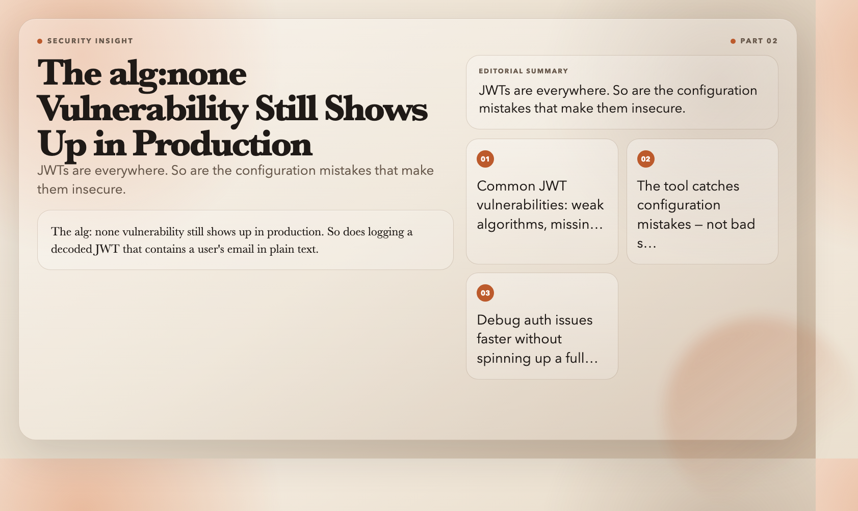 JWT Security