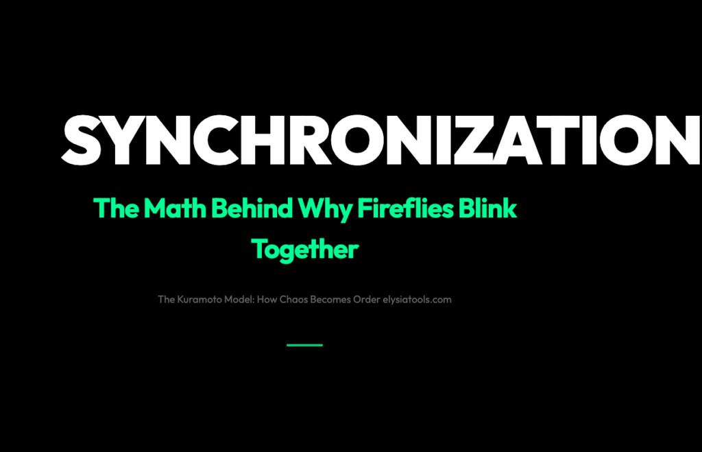Why 50,000 Fireflies Suddenly Blink Together