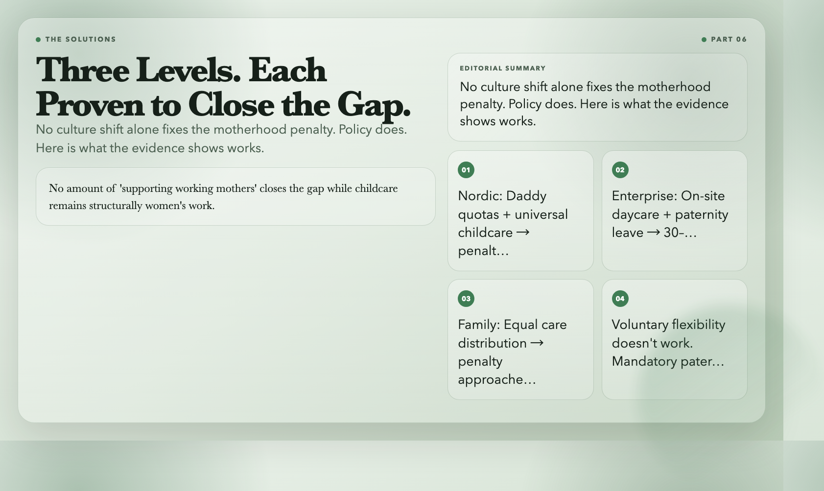 Three levels that work