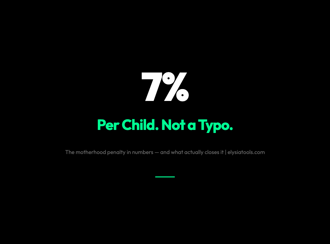 The Paycheck Gap That Starts the Moment You Become a Mother