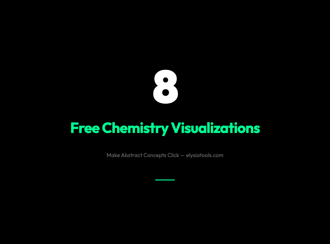 8 Free Chemistry Visualizations That Make Abstract Concepts Click