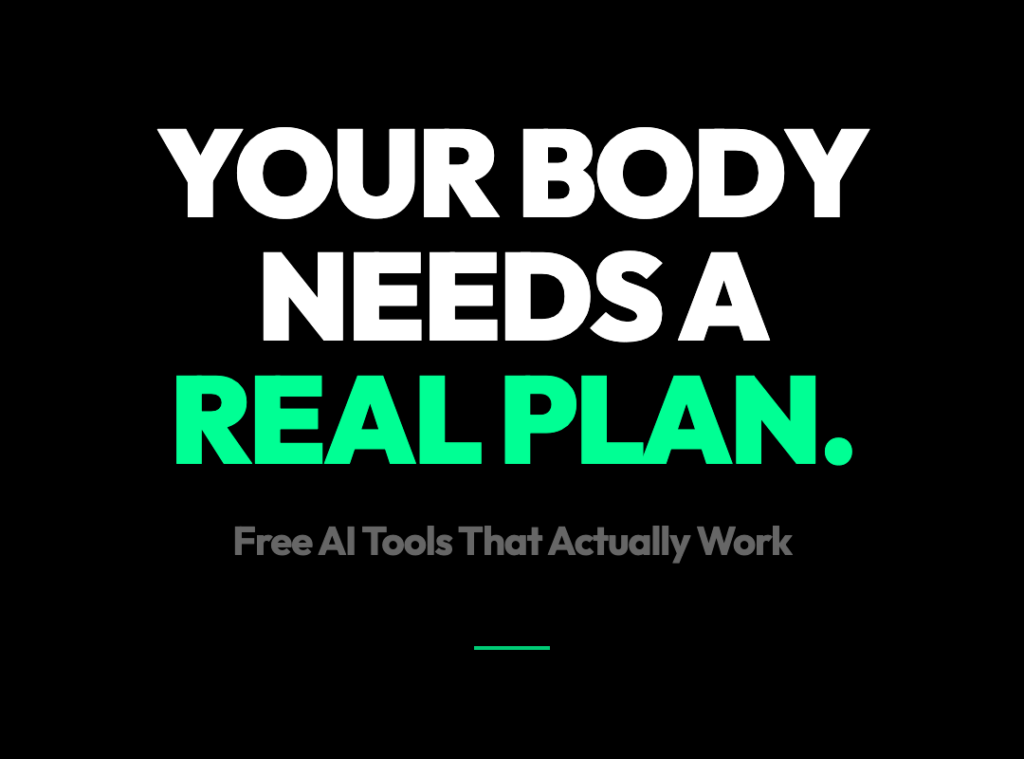 Your Body Doesn’t Need Another Generic Workout Plan. Here’s What Actually Works.