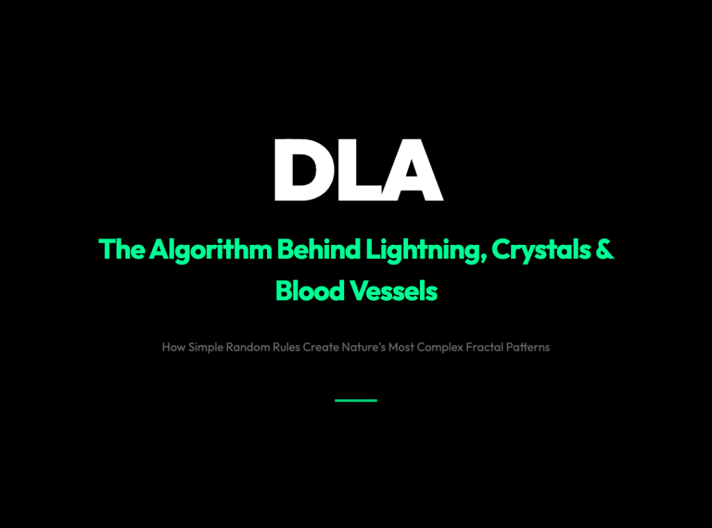 The Algorithm Nature Uses to Grow Lightning, Crystals, and Blood Vessels