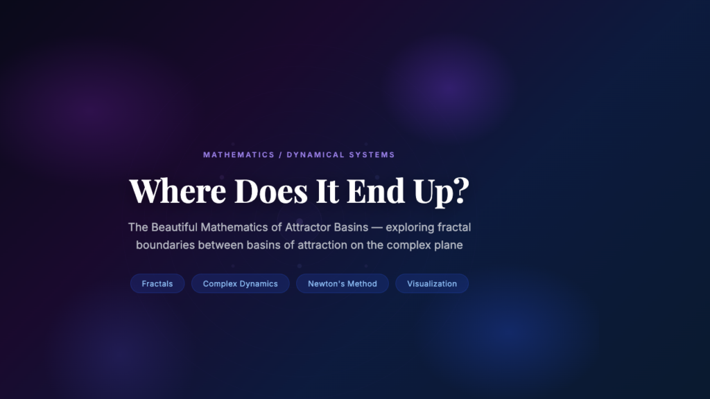 Where Does It End Up? The Beautiful Mathematics of Attractor Basins
