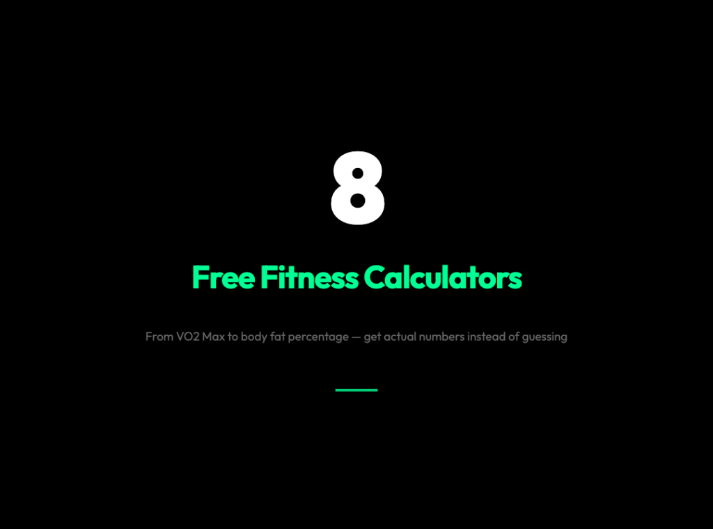 8 Free Fitness Calculators That Actually Work in 2026