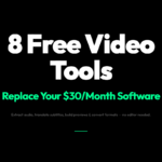 8 Free Video Tools That Replace the Software You’re Still Paying For
