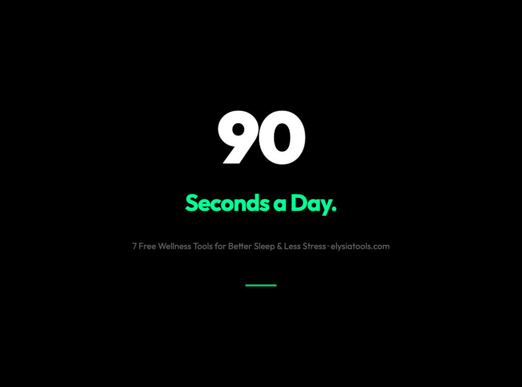 7 Free Wellness Tools for Better Sleep and Less Stress (No App Required)