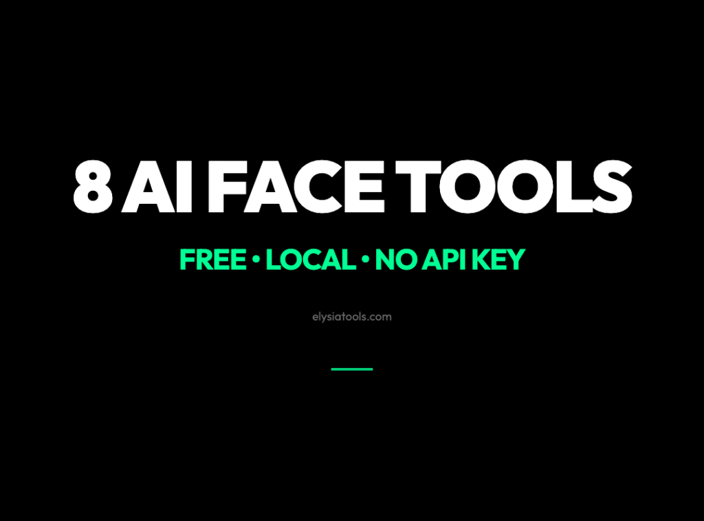 8 Free AI Face Analysis Tools That Run Locally