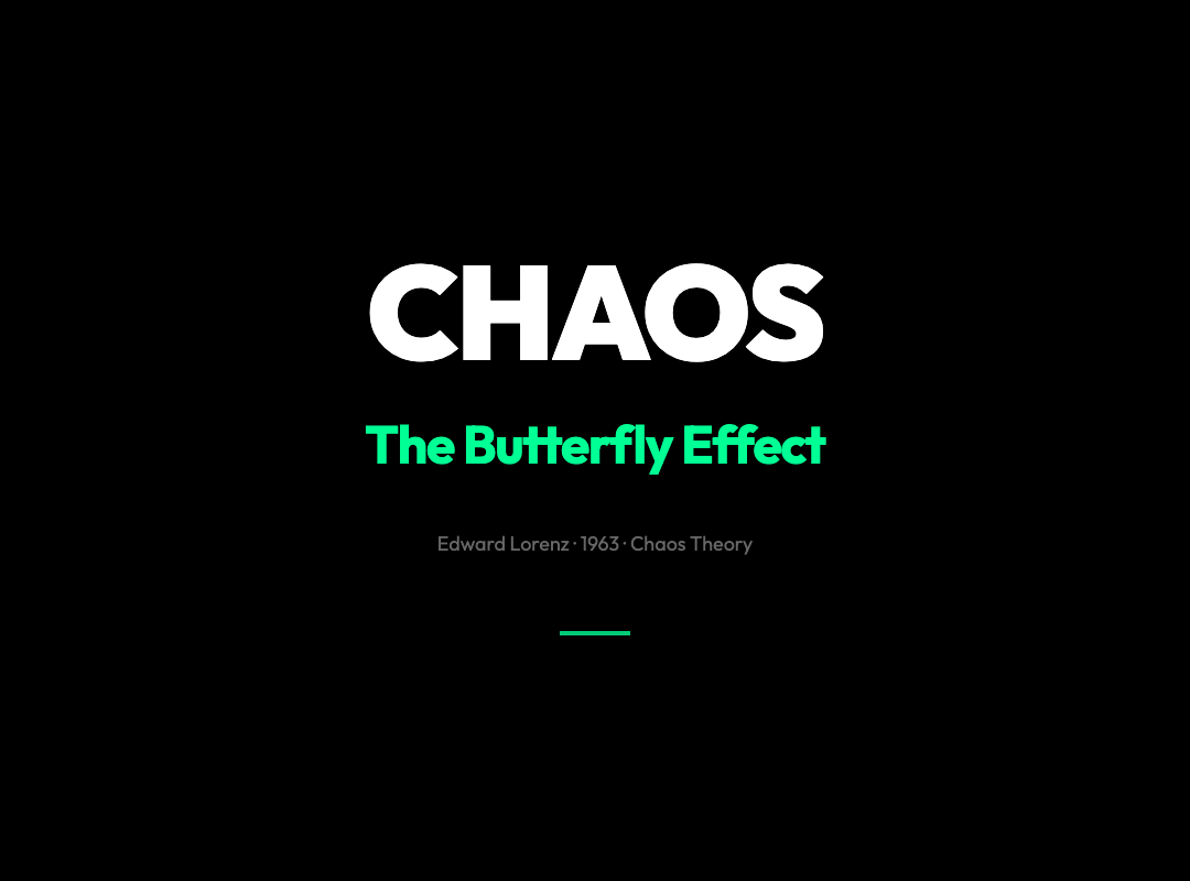 The Butterfly Effect Was an Accident: How One Meteorologist Discovered Chaos Theory