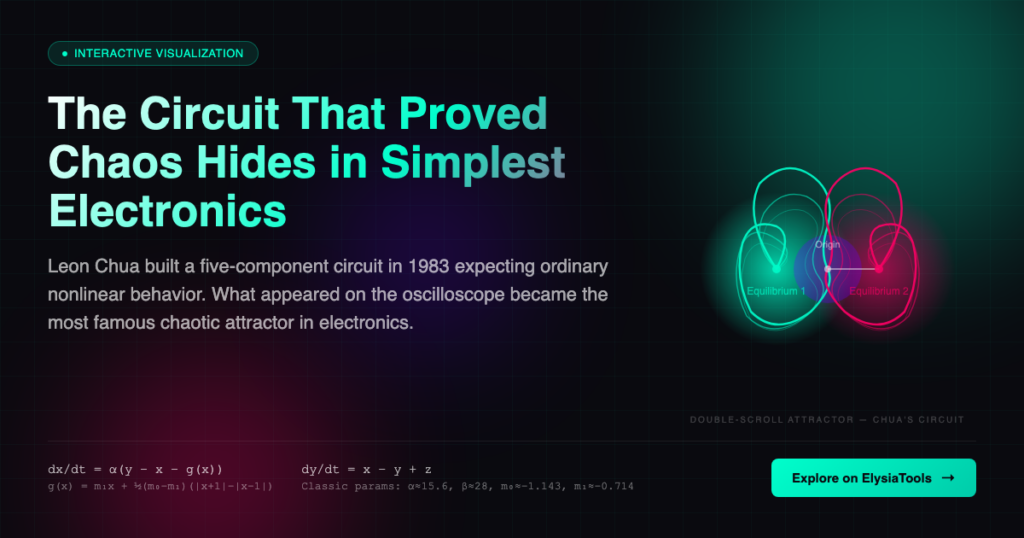 The Circuit That Proved Chaos Hides Inside the Simplest Electronics
