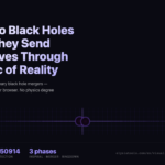 When Two Black Holes Collide, They Send Shockwaves Through the Fabric of Reality Itself