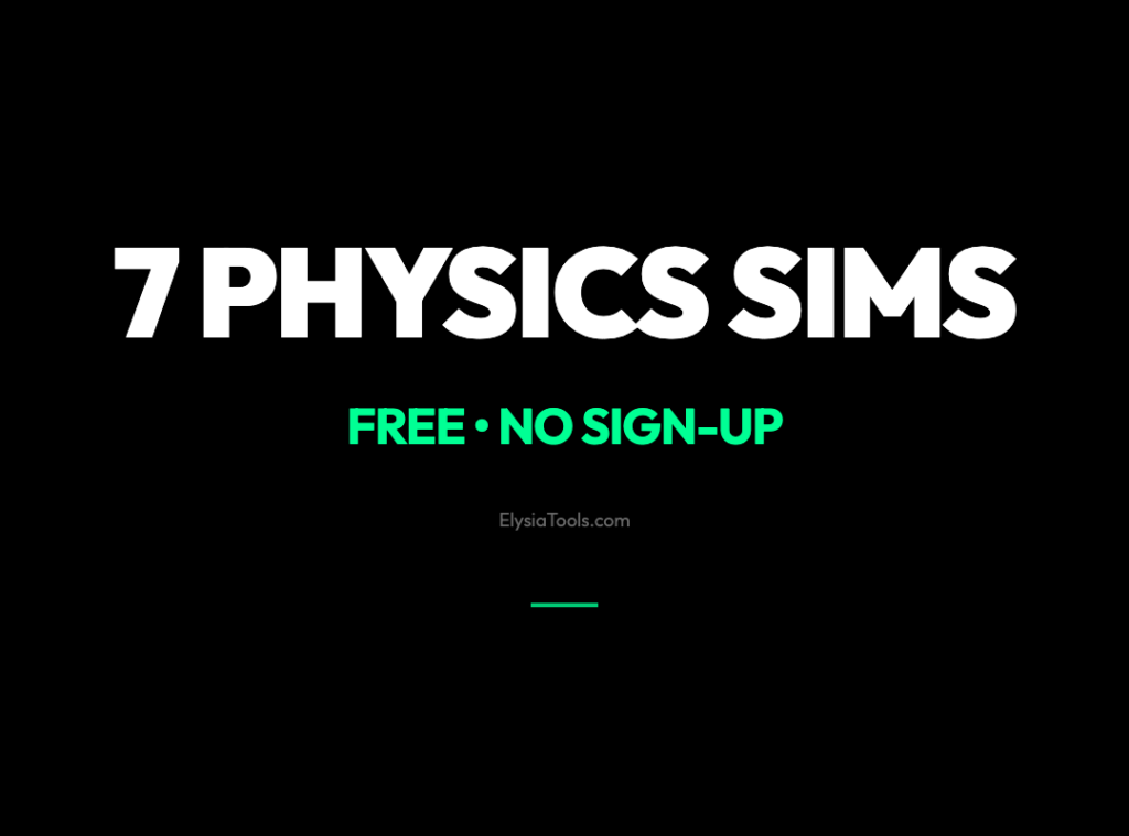 7 Free Interactive Physics Simulations That Make Hard Concepts Click