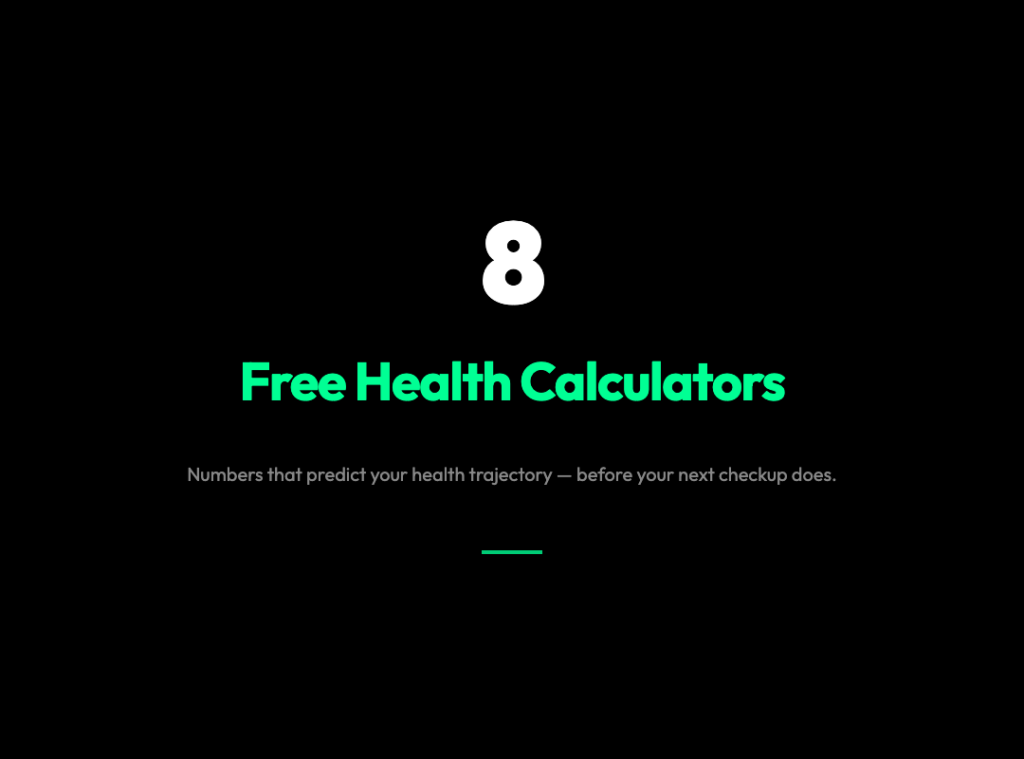 8 Free Health Calculators That Reveal What Your Next Checkup Won’t