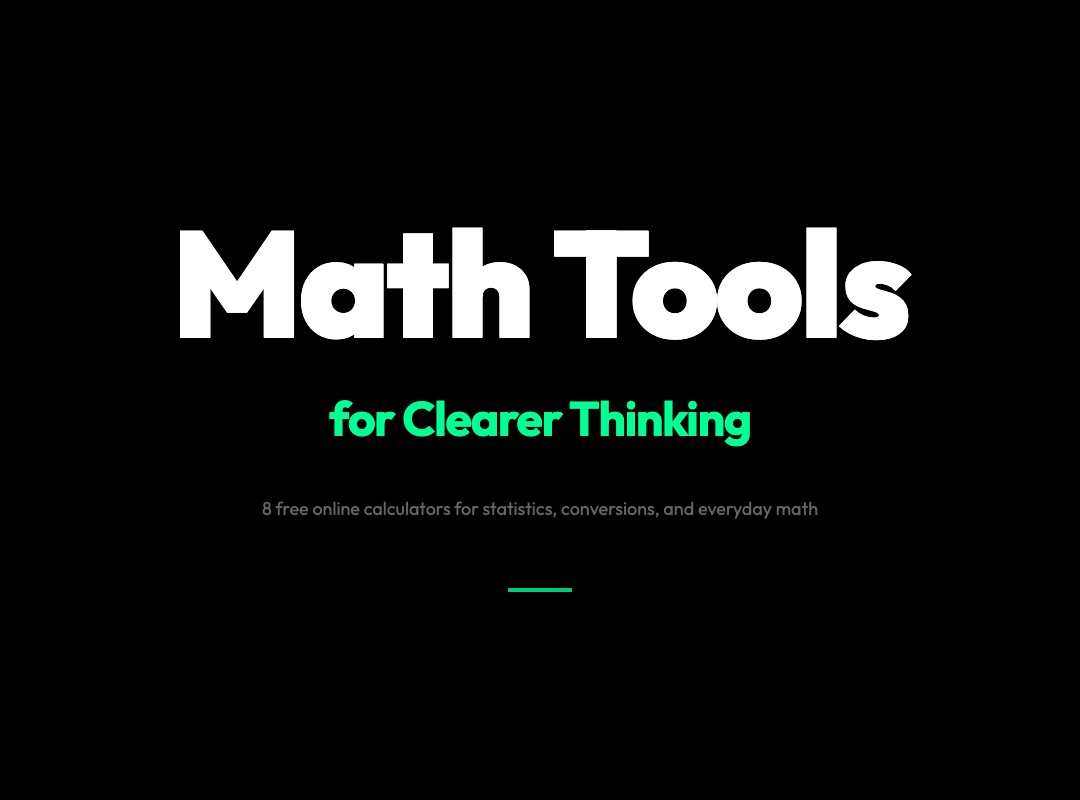 8 Math Calculators That Do What a Spreadsheet Can’t