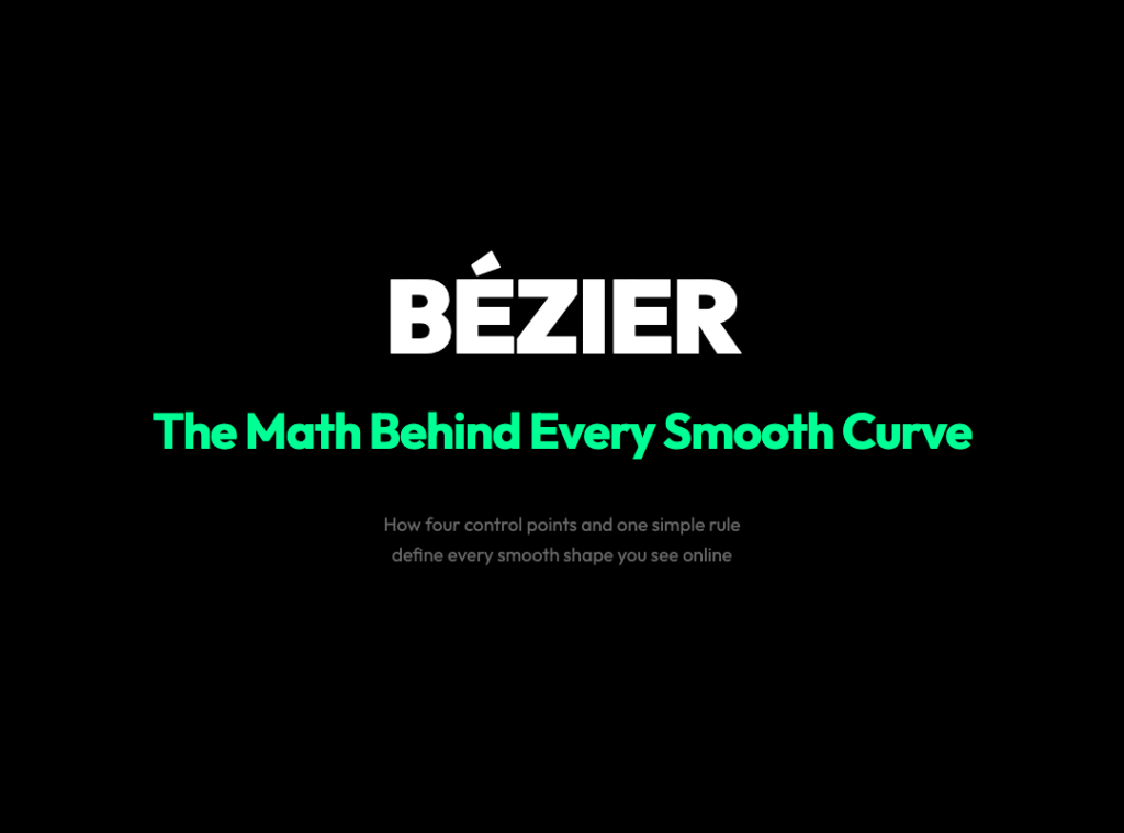 The Secret Language Behind Every Smooth Curve You See Online