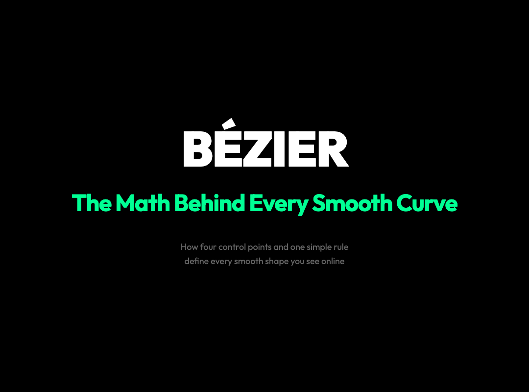 The Secret Language Behind Every Smooth Curve You See Online