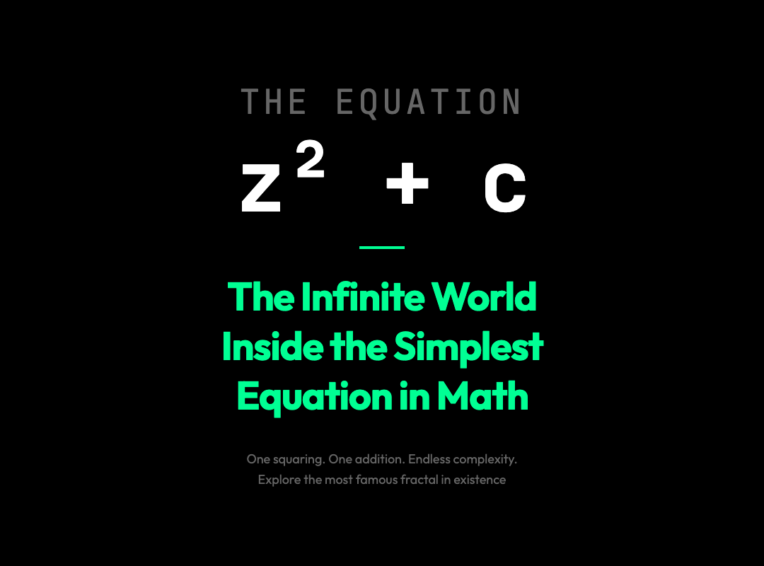 The Infinite World Inside the Simplest Equation in Mathematics