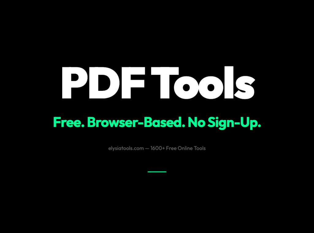 7 Free PDF Tools That Replace the Manual Work You’re Still Doing in Office Software