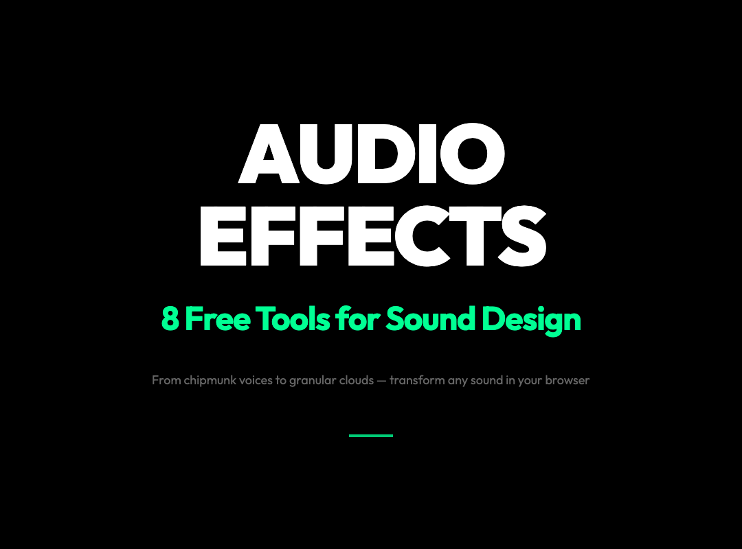 8 Free Audio Effects That Will Transform Your Sound Design