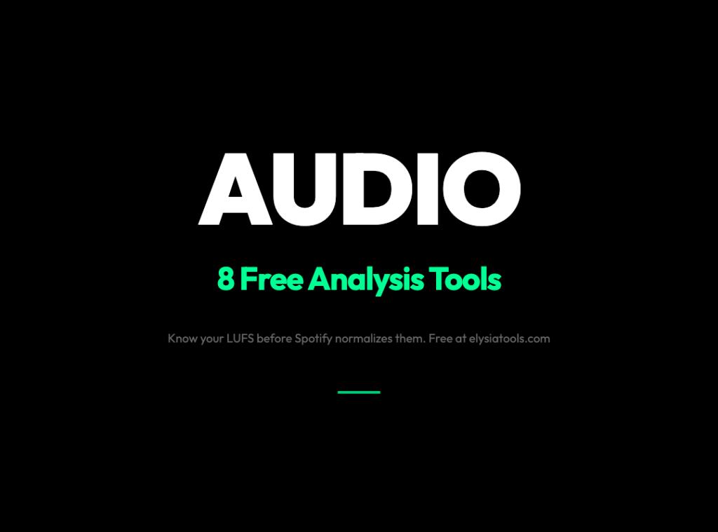 8 Free Audio Analysis Tools Every Music Producer Needs in 2026
