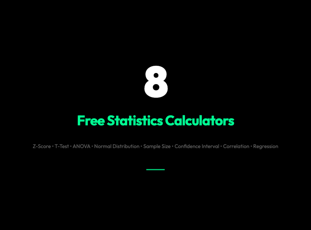 8 Free Statistics Calculators That Answer Questions Your Spreadsheet Can’t